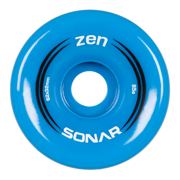 Riedell Skates Sonar Zen 62mm Outdoor Skate Wheels (Set of 4)