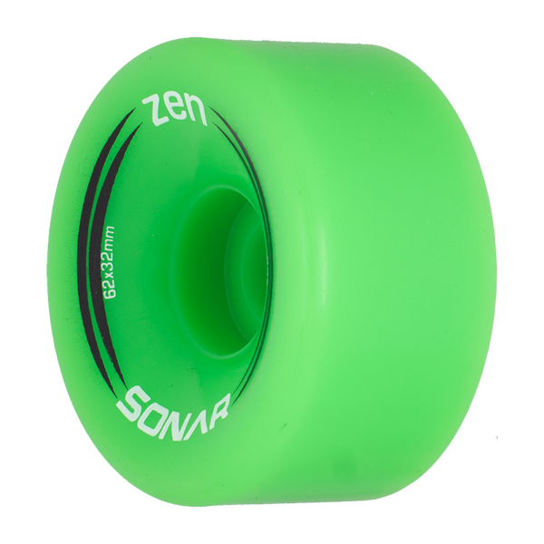 Riedell Skates Sonar Zen 62mm Outdoor Skate Wheels (Set of 4)