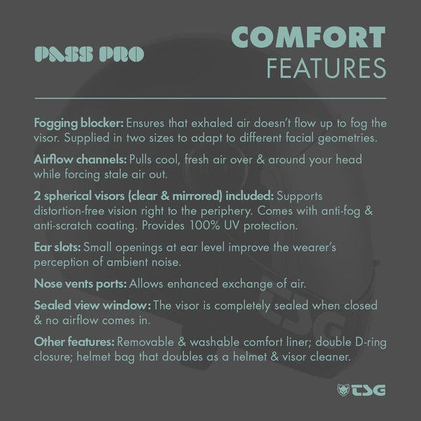 TSG Pass Pro - MATT BLACK Full Face Helmet + Bonus Visor - Sale