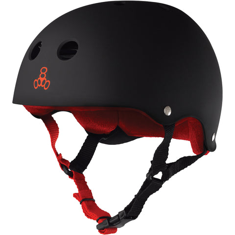 Triple 8 Brainsaver The Heed With Sweatsaver™ Liner XXL Helmet (Black or White)
