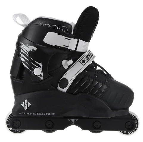 USD Junior Transformer Adjustable Skates Black/White - Sale