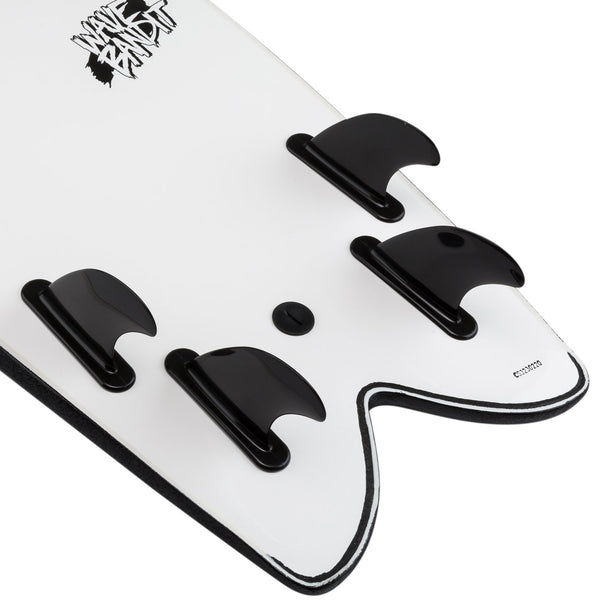 Wave Bandit Retro Fish 5'8"- Black - Sale