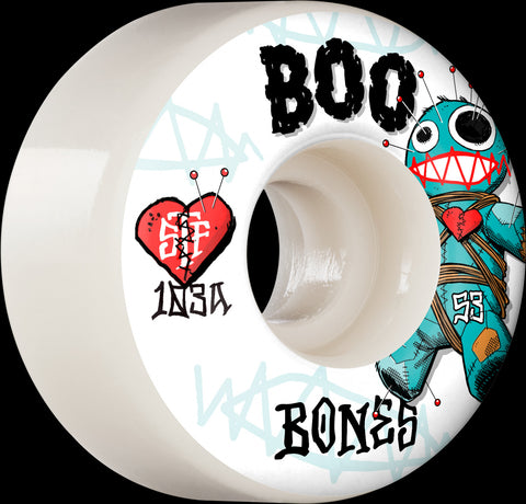 Bones Wheels Pro STF Boo Voodoo 53mm V4 Wide 103A - 4 Pk