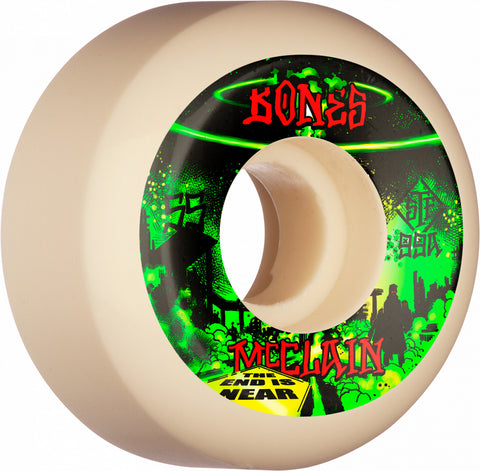 Bones PRO SPF Skateboard Wheels McClain Apocalypse 55mm V5 Sidecut 99a 4pk