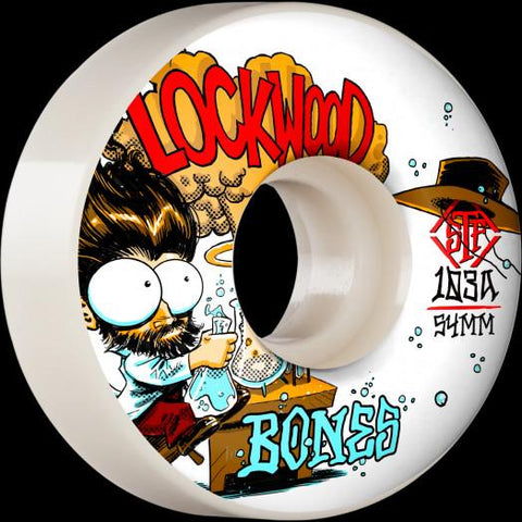 Bones Wheels STF Lockwood Experimental 54mm V3 Slims 103a