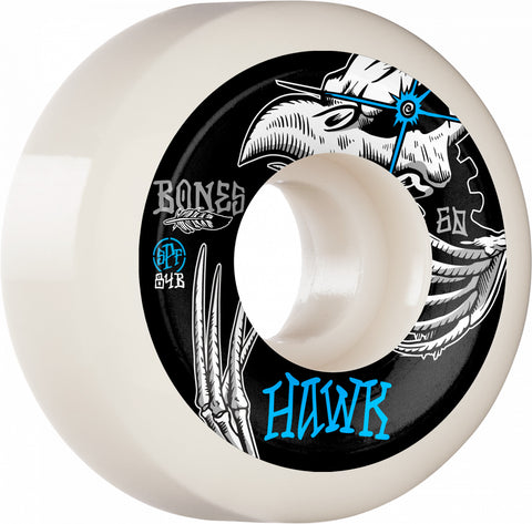 BONES WHEELS PRO SPF Skateboard Wheels Hawk Tattoo 60mm P5 Sidecut 84B 4pk