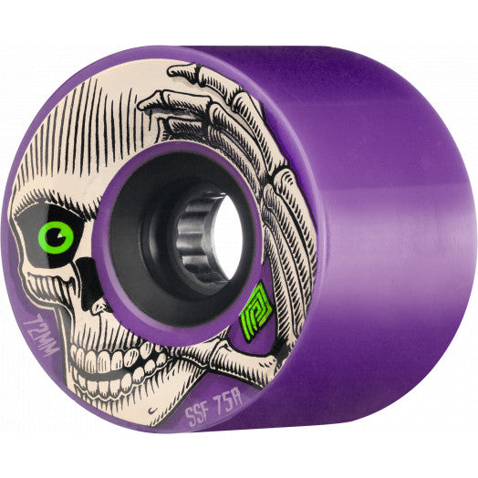 Powell Peralta Kevin Reimer Skateboard Wheels 72mm 75A 4pk Purple - Sale