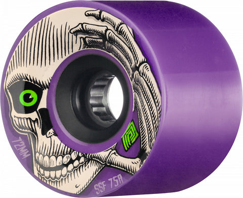 Powell Peralta Kevin Reimer Skateboard Wheels 72mm 75A 4pk Purple - Sale