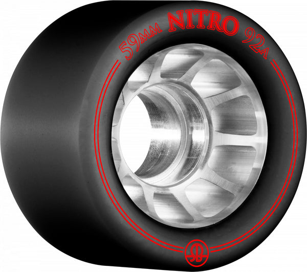Rollerbones Nitro Wheel 59mm x 92a 8pk Black