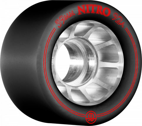 Rollerbones Nitro Wheel 59mm x 92a 8pk Black