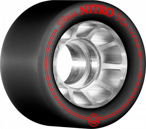 Rollerbones Nitro Wheel 59mm x 94a 8pk Black