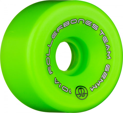 Rollerbones Team Logo 62mm 101A 8pk Green