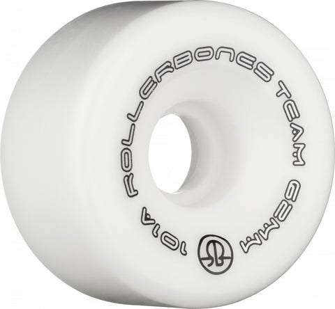 Rollerbones Team Logo 62mm 101A 8pk White