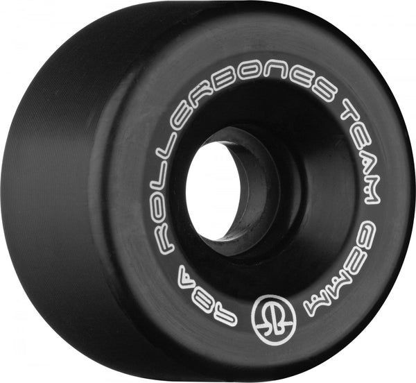 Rollerbones Team Logo 62mm 98A 8pk Black