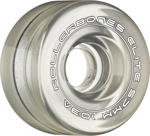 Rollerbones Art Elite Competition Wheels 57mm 103A 8pk Clear