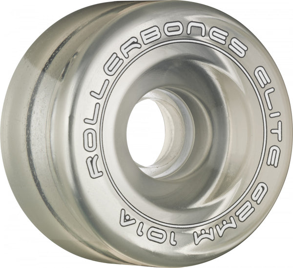 Rollerbones Art Elite Competition Wheels 62mm 101A 8pk Clear