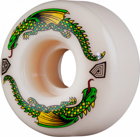 Powell Peralta Dragon Formula Green Dragon Skateboard Wheels 52mm x 31mm 93A 4pk- Sale