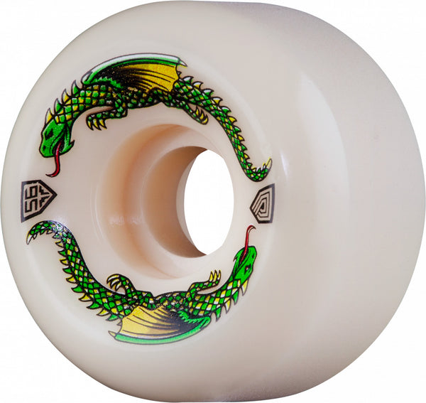 Powell Peralta Dragon Formula Green Dragon Skateboard Wheels 56mm x 36mm 93A 4pk