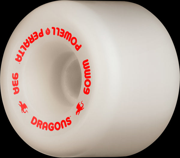 Powell Peralta Dragon Formula Skateboard Wheels 60mm x 39mm 93A 4pk (Natural) - Set of 4