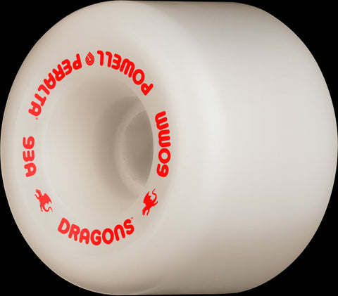 Powell Peralta Dragon Formula Skateboard Wheels 60mm x 39mm 93A 4pk (Natural) - Set of 4