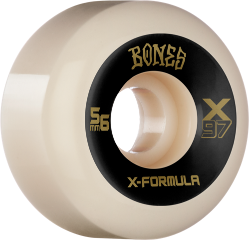 Bones X Formula Skateboard Wheels - 56mm 97a - V6 Wide-CUT - Set of 4
