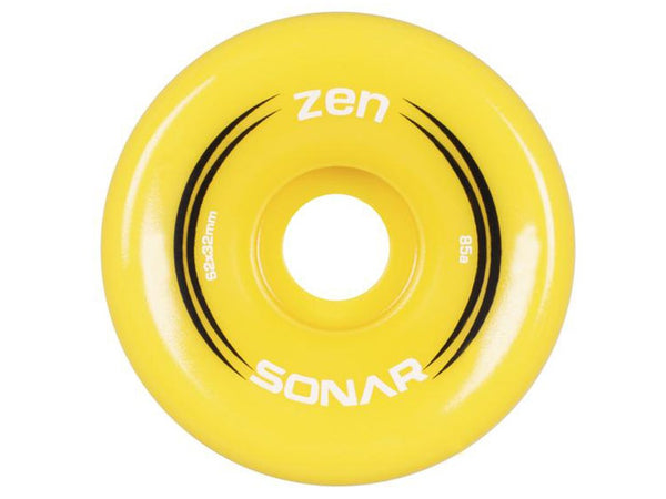 Riedell Skates Sonar Zen 62mm Outdoor Skate Wheels (Set of 4)