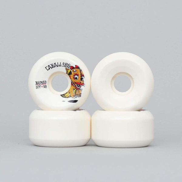 BONES SPF PRO CABALLERO BABY DRAGON 58MM WHEELS - WHITE (SET OF 4)