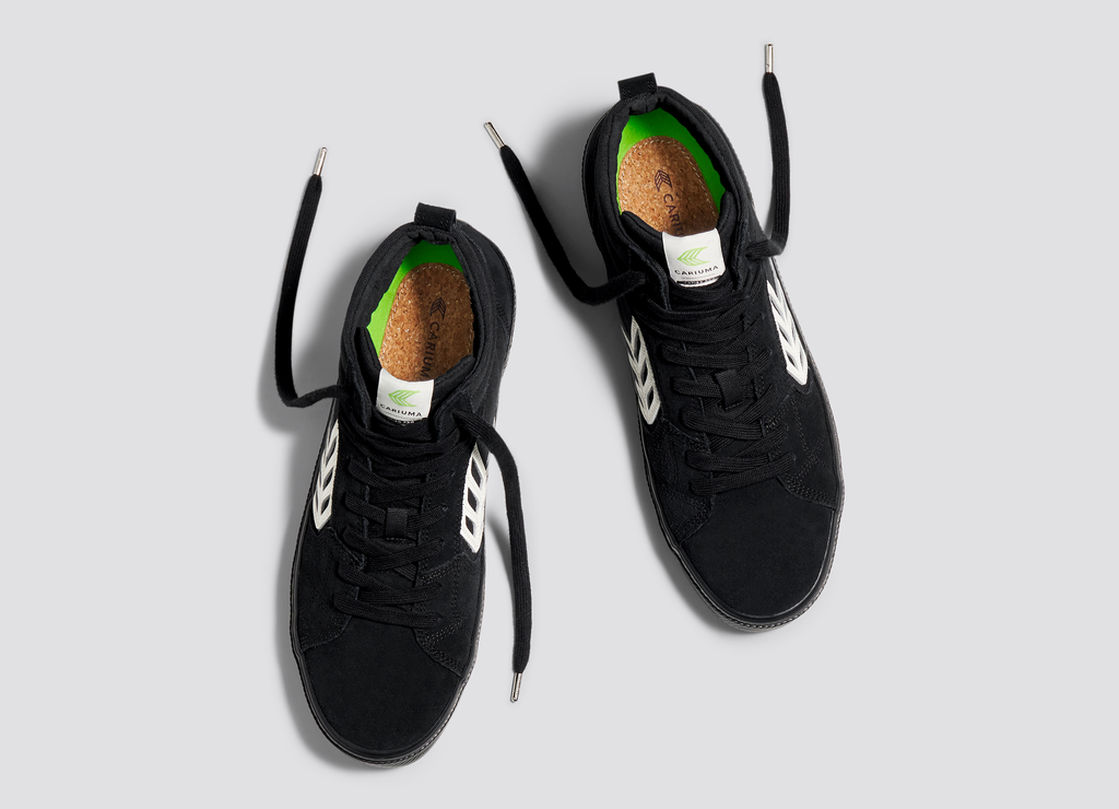 Cariuma - CATIBA PRO HIGH Skate Shoes - All Black/Ivory - Size
