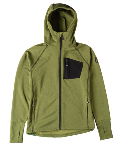 CHAMONIX DURAND FULL ZIP FLEECE JACKET - Pesto - Sale