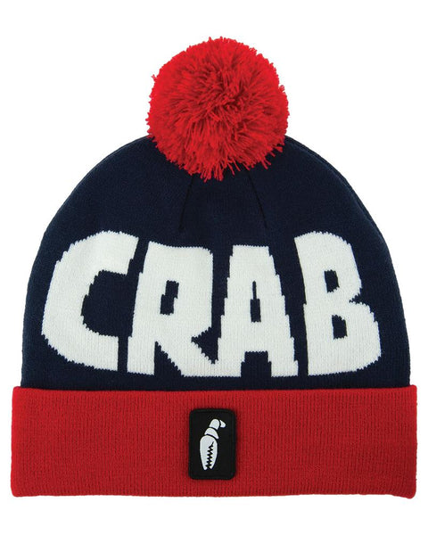 Crab Grab Pom Beanie