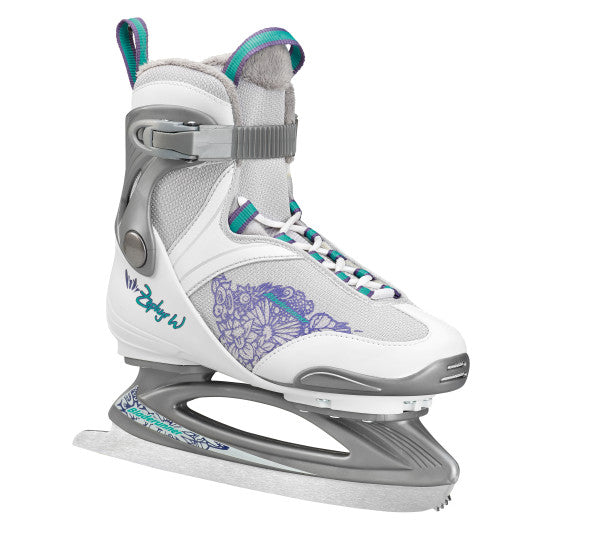Bladerunner Zephyr Women's Ice Skates White/Purple 2021 - Size 7.0 or