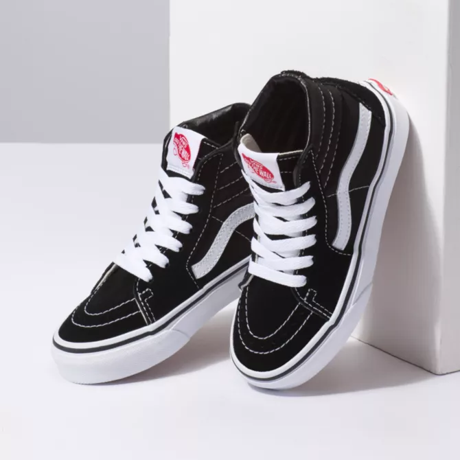 Vans KIDS SK8 HI Black True White THURO