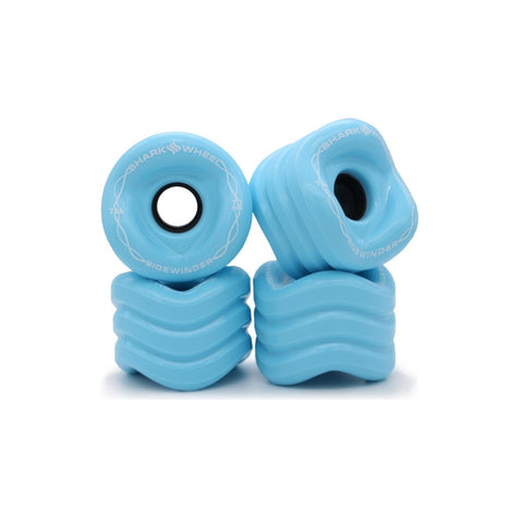 Shark Wheel 70mm Longboard Wheels (Sidewinder Formula) - Ice Blue