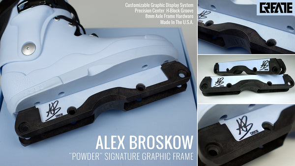 Create Originals Alex Broskow "Powder" Graphic Pro Frame Complete Frames