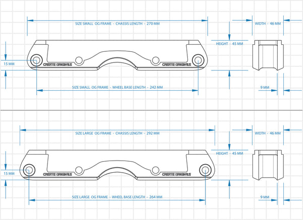 Create Originals USA Made OG Naked Frames