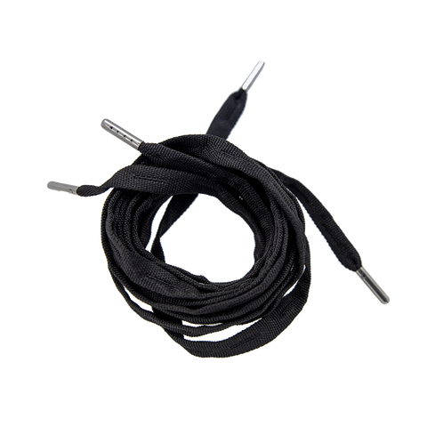 FR - LACES BLACK - METALLIC TIPS PAIR