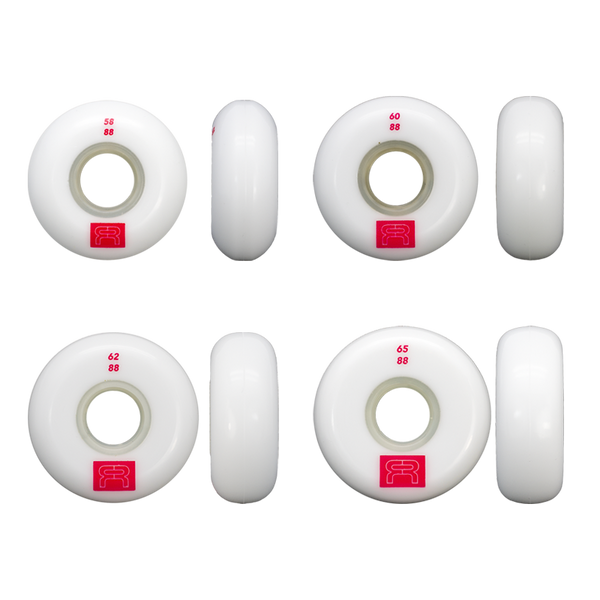 FR - The Rec Street Wheels 88A - 58mm-65mm Multiple Sizes - 4-Pack