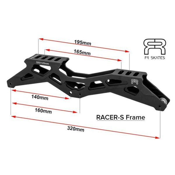 FR - RACER S 325 FRAMES - BLACK - 320mm - Sale