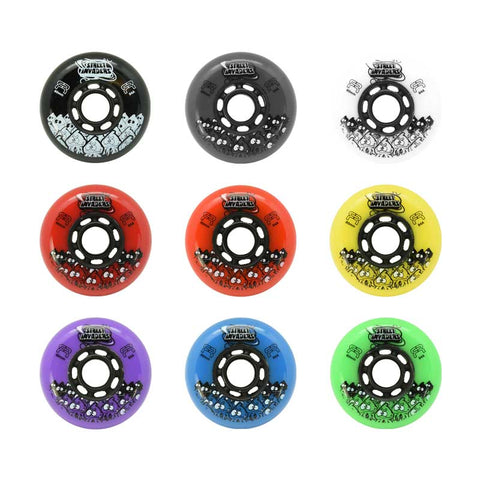 FR Street Invaders 84mm Wheels- Multiple Colors-  4-Pack