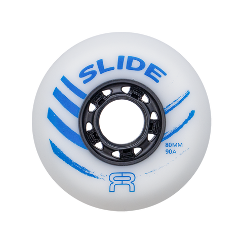 FR Slide Wheels 80mm 76mm or 72mm 90A White - Set of 4