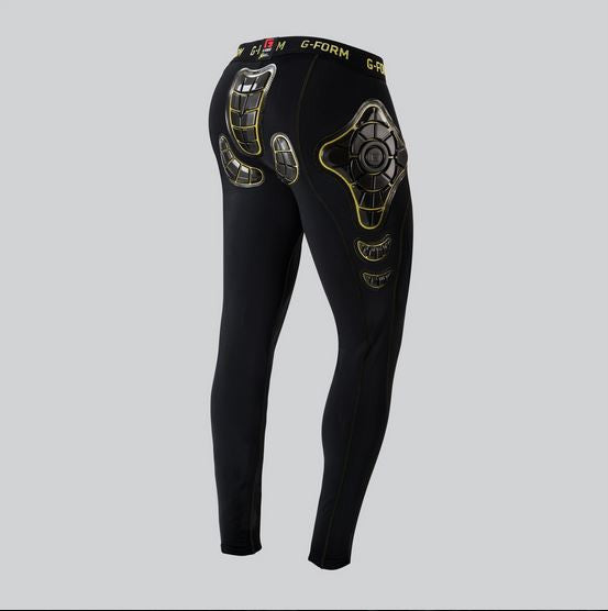 G-Form Pro-G Thermal Compression Pants- Black/Yellow - Size XL
