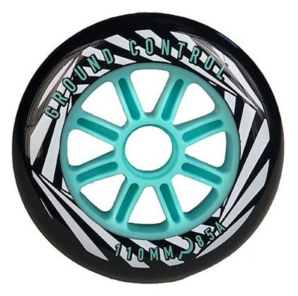 Ground Control GC 110mm Psych Wheel 85A 3-Pack - Black