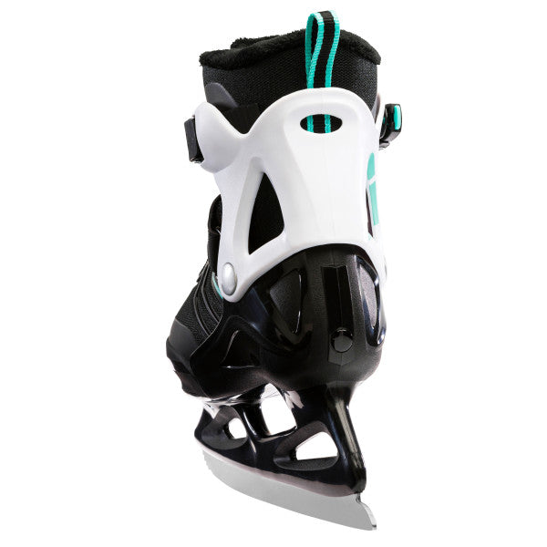 Bladerunner MICRO XT ICE G Ice Skates - BLACK/LIGHT TEAL - 12J-2, 2-5, 5-8 adjustable