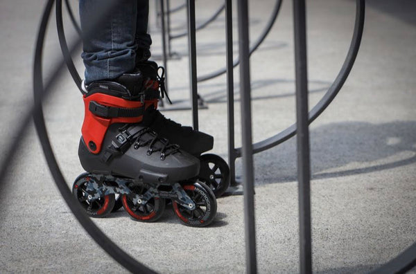 Rollerblade Twister 110 3WD Skates - Black/Red - Complete Skates BKRD - Super Sale