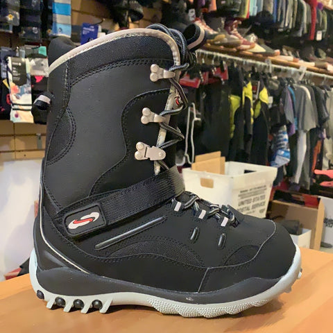SnowJam Bandit Snowboard Boots Black- Size 7.0 Only - Sale
