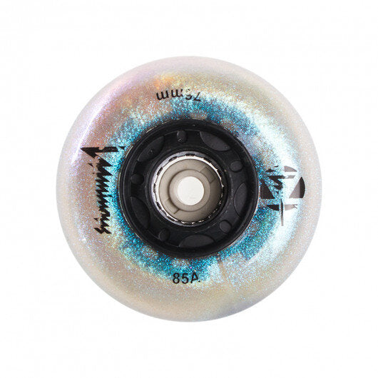 Luminous LED Inline Skate Wheels Multiple Colors 76mm 4-Pack - Sale