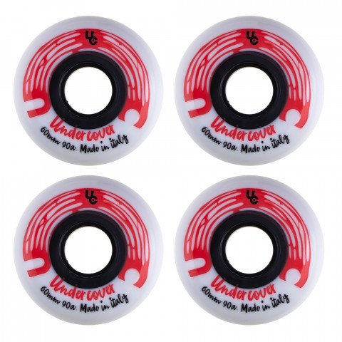 UNDERCOVER IT 60MM/90A - WHITE (4 PCS.) INLINE SKATE WHEELS (Italy)