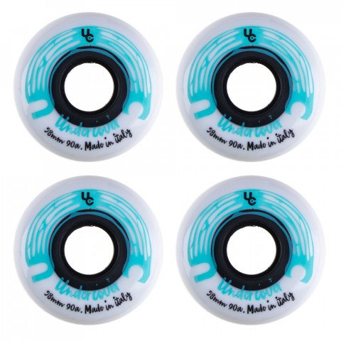 UNDERCOVER IT 58MM/90A - WHITE (4 PCS.) INLINE SKATE WHEELS (Italy)