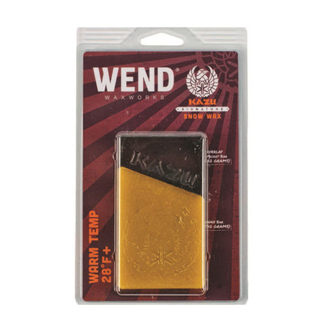 Wend Kazu Kokubo Speed Pocket Wax 2pk Warm Temp