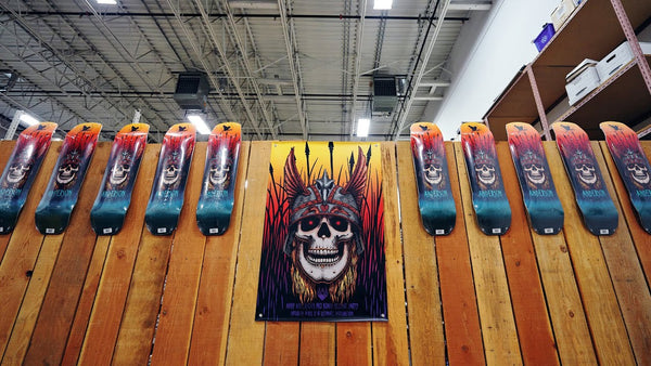 Powell Peralta Pro Andy Anderson Heron Skull Flight® Skateboard Deck - Multiple Sizes - Sale